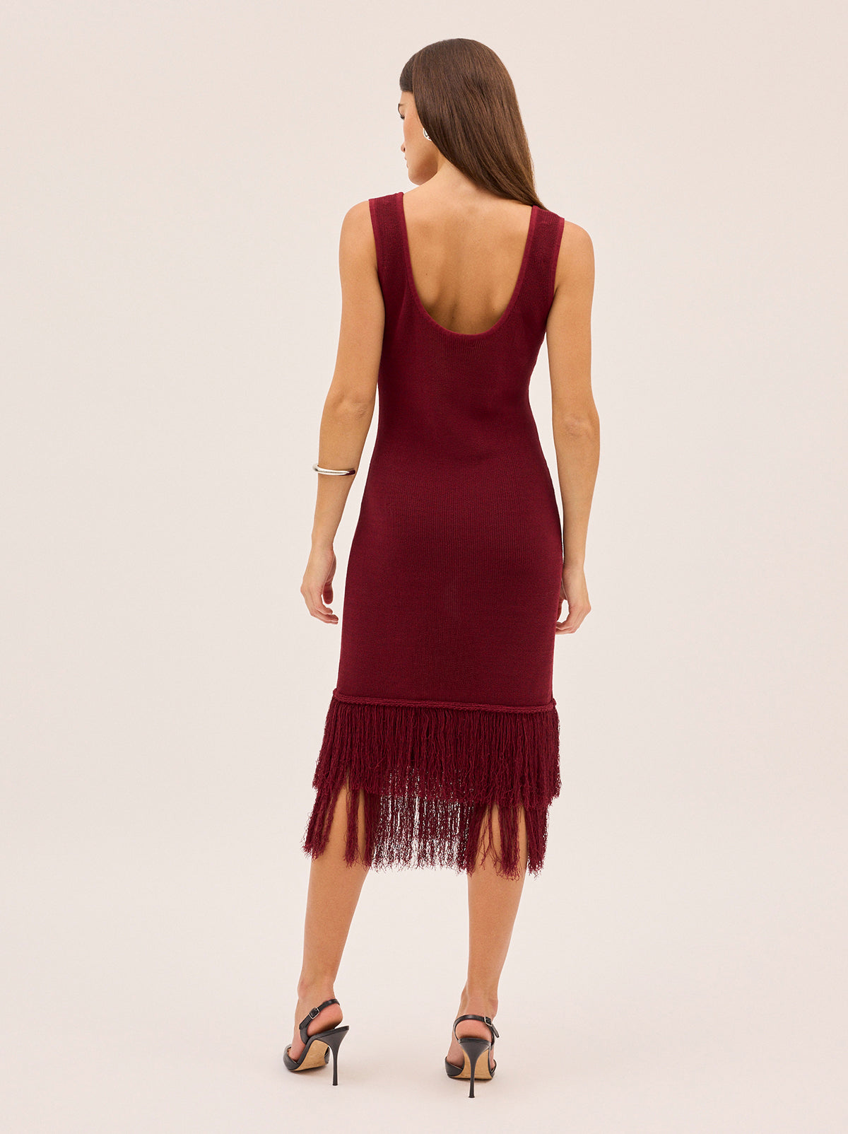 Sandra Red Knit Dress