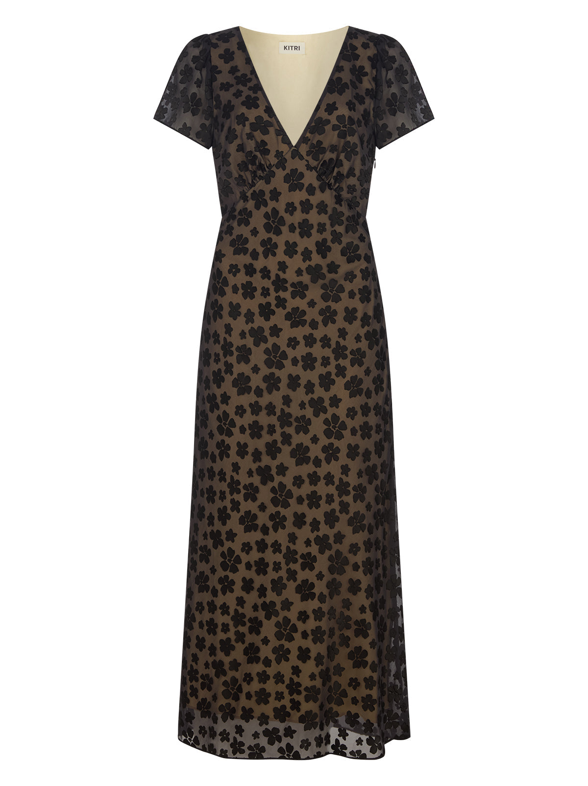 Talia Black Floral Dress