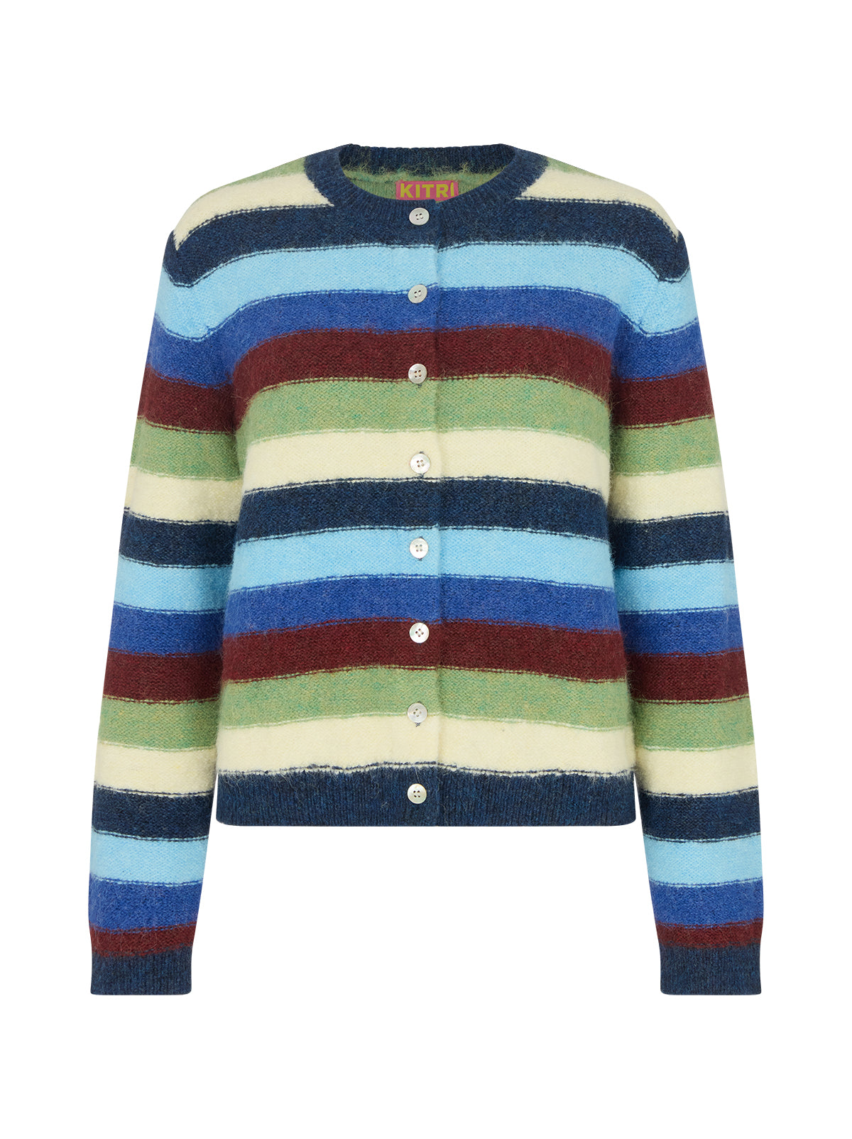 Terri Multi Striped Knit Cardigan