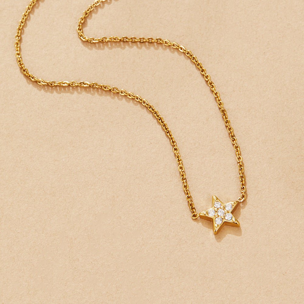 Tiny 'Shooting Star'  Necklace