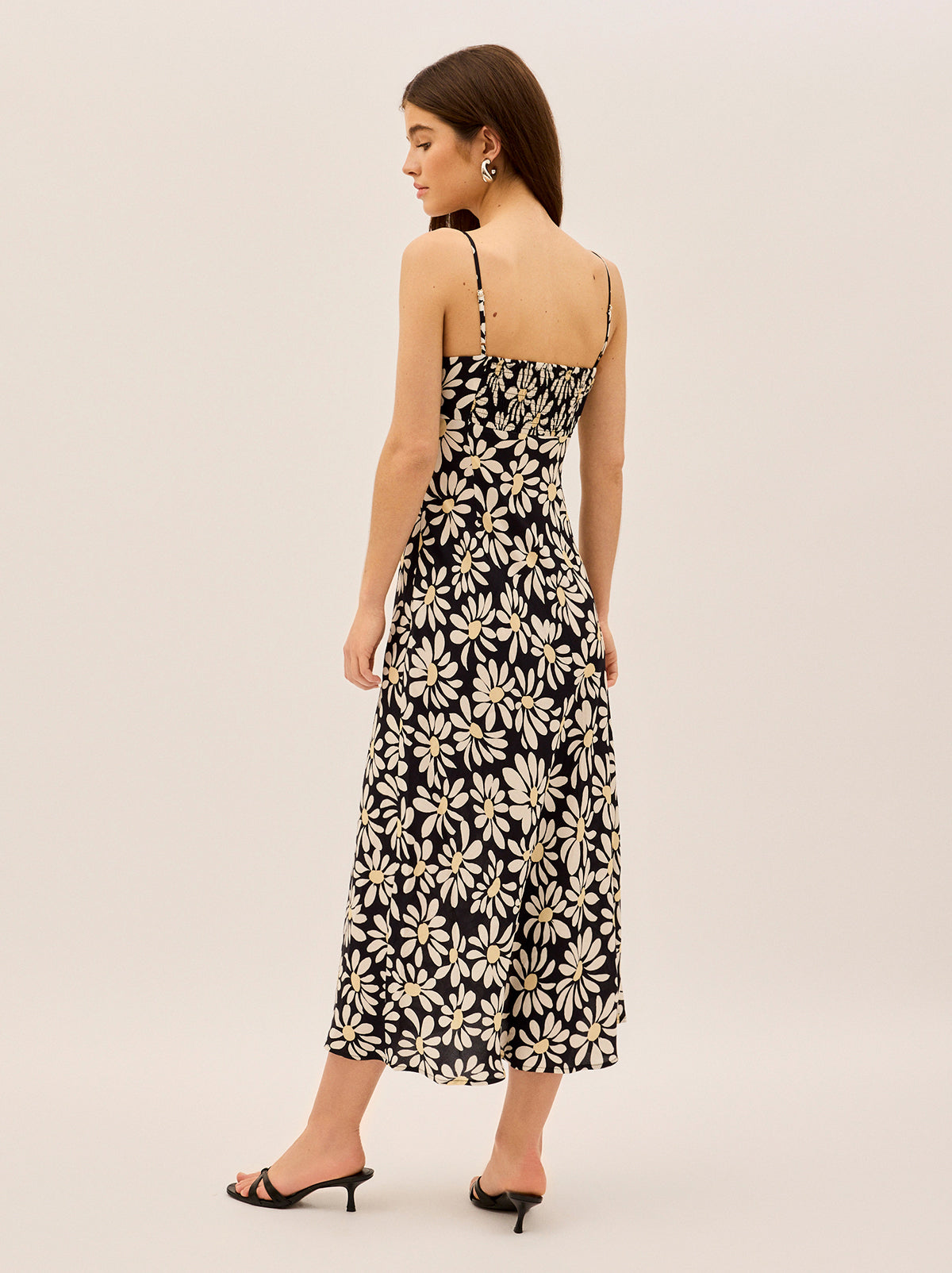 Velma Daisy Print Midi Dress
