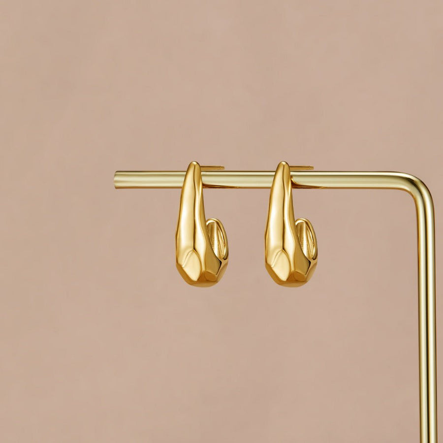 Vienna Gold Dome Earrings